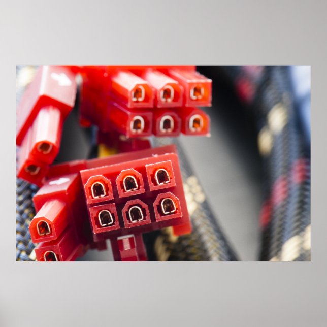 Poster Connecteur de câble pour ordinateurs (Devant)