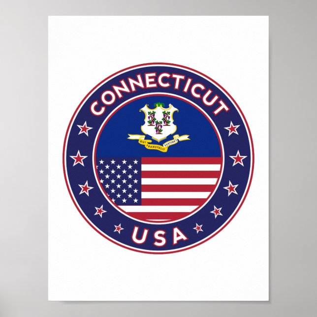 Poster Connecticut (Devant)