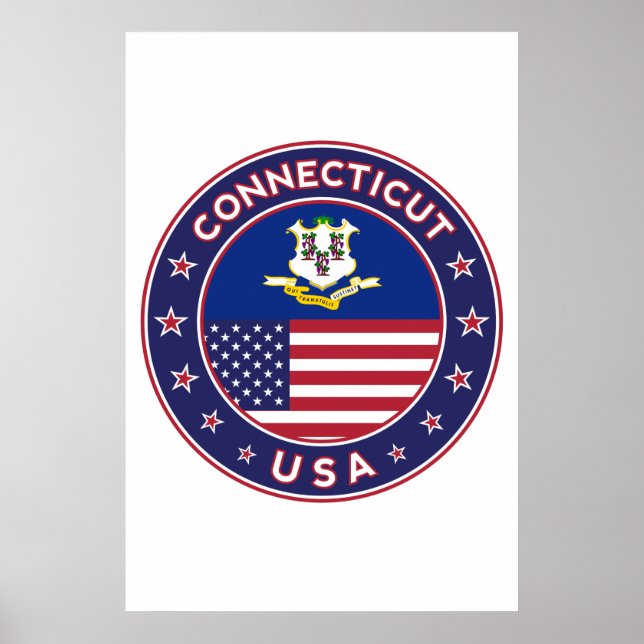 Poster Connecticut (Devant)