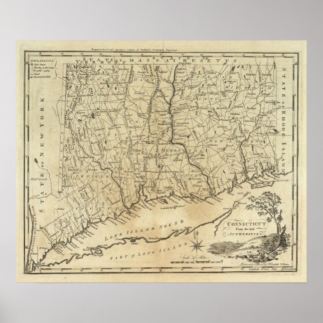 Poster Connecticut (Devant)