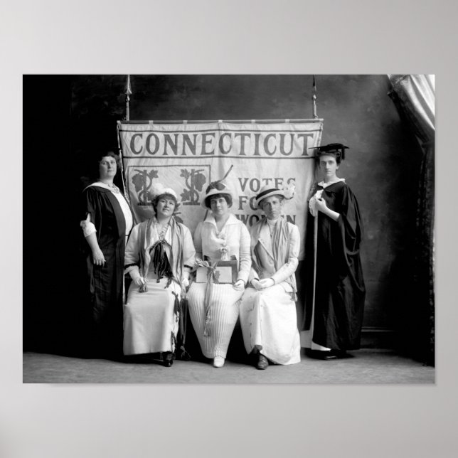 Poster Connecticut Woman Suffrage Association (Devant)