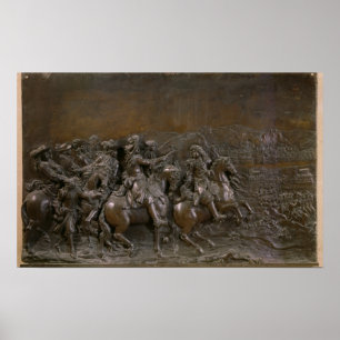 Poster Conquête de Franche-Comte en 1674, vers 1686