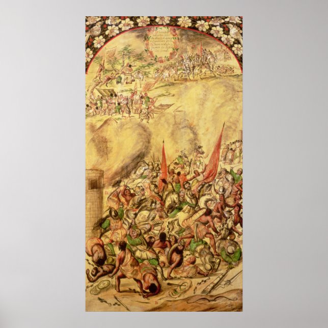 Poster Conquête du Mexique : les Espagnols se retirent (Devant)