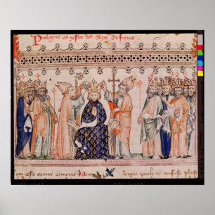 Poster Consacré Philippe III le Hardi Roi de