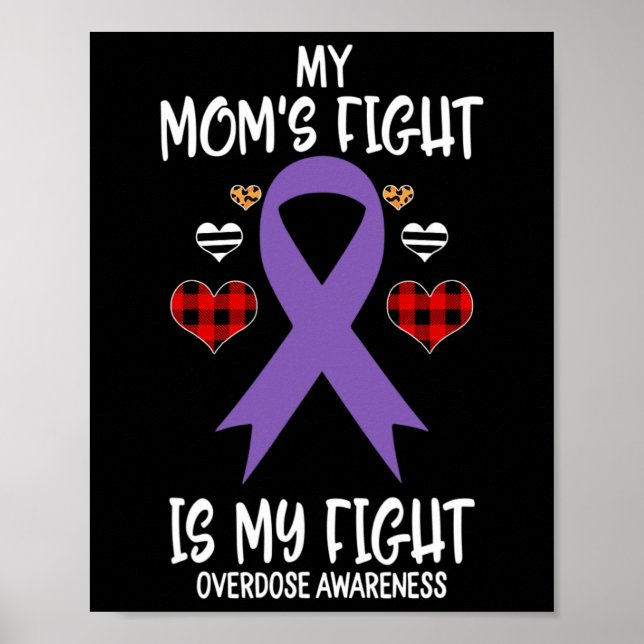 Poster Conscience de l'overdose Le combat de ma mère est  (Devant)