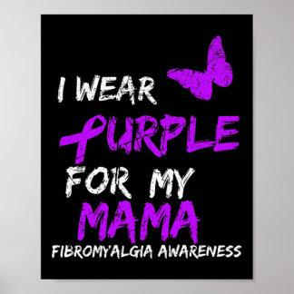 Poster Conscience Je Porte Du Violet Pour Ma Mama 5