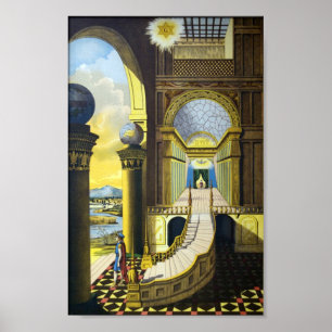 Poster Conseil de découverte maçonnique - métier