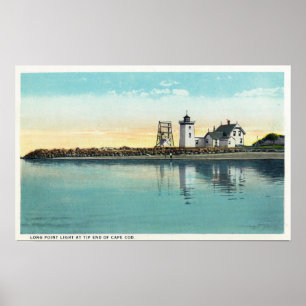 Poster Conseil de fin Cape Cod Vue de Long Point