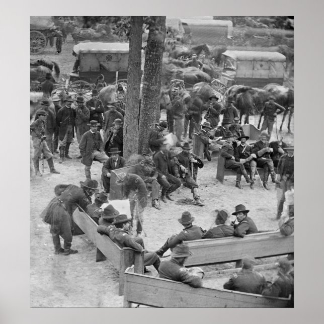 Poster Conseil de la guerre civile, 1864 (Devant)