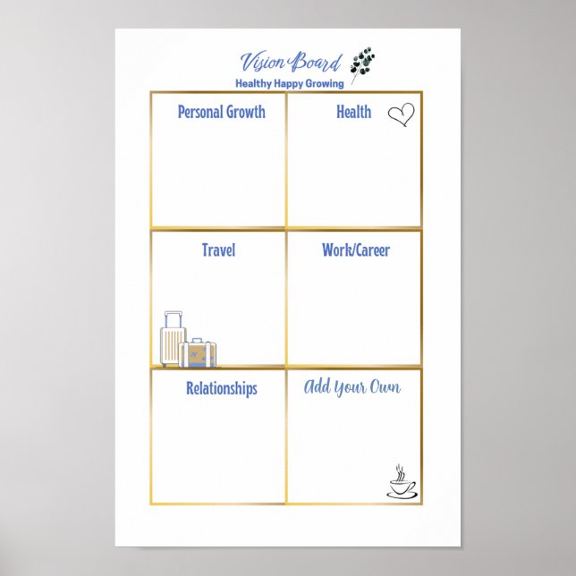 Poster Conseil de vision en pleine croissance (Devant)