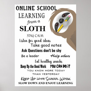 Poster Conseil d'un secteur pour l'apprentissage en ligne