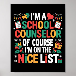 Poster Conseiller d'orientation Noël Je suis un conseille