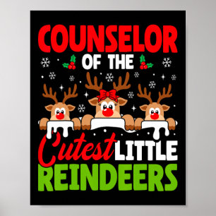 Poster Conseiller Du Comte De Noël Des Rennes Les Plus Cu