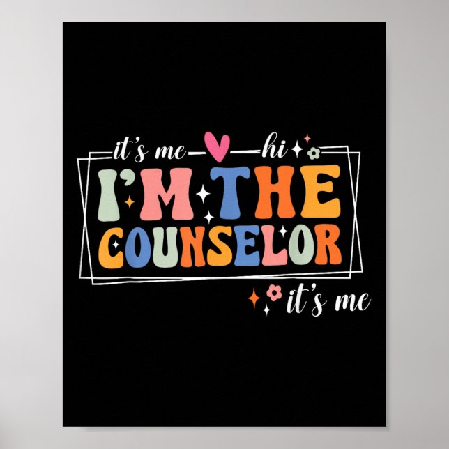 Poster Conseiller Scolaire C'est Moi Salut Je Suis Le Con (Devant)