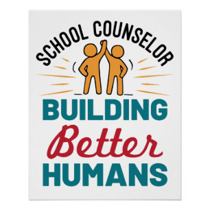 Poster Conseiller scolaire Construire de meilleurs humain