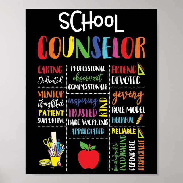 Poster Conseiller Scolaire S'Occuper Ami Dédié (Devant)