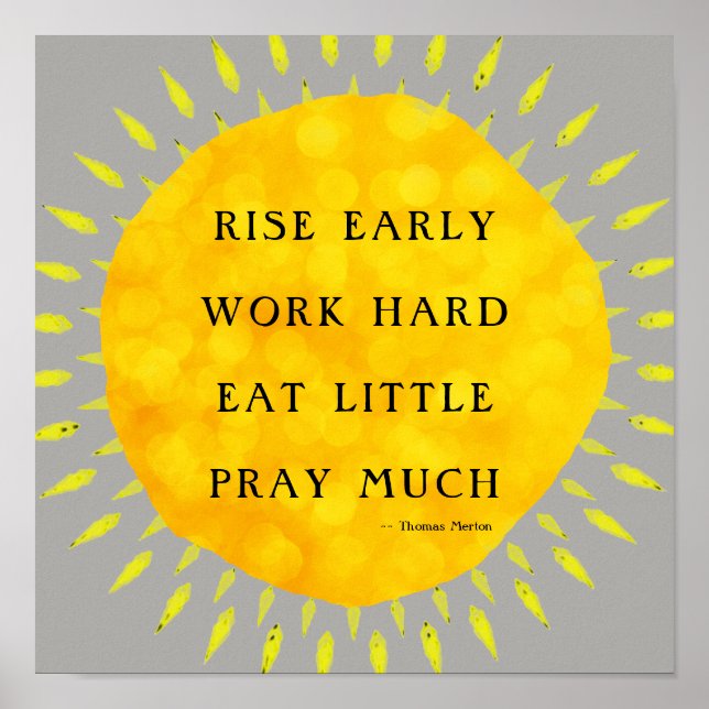 Poster Conseils de vie (Devant)