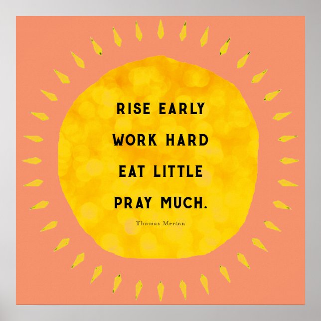 Poster Conseils de vie (Devant)