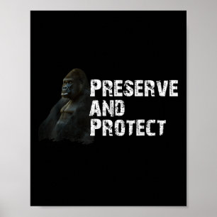 Poster Conservation de la protection de l'environnement d