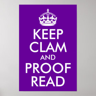 Poster Conserver la clame et la preuve Lire
