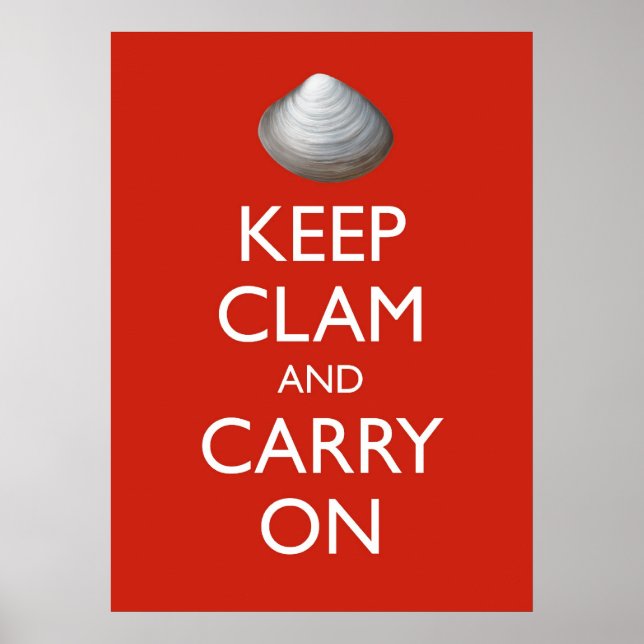 Poster CONSERVER l'affiche CLAM (Devant)