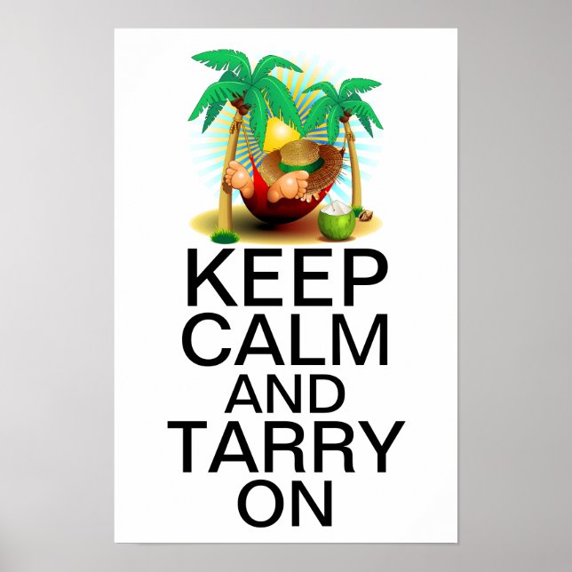 Poster Conserver le calme par SRF (Devant)