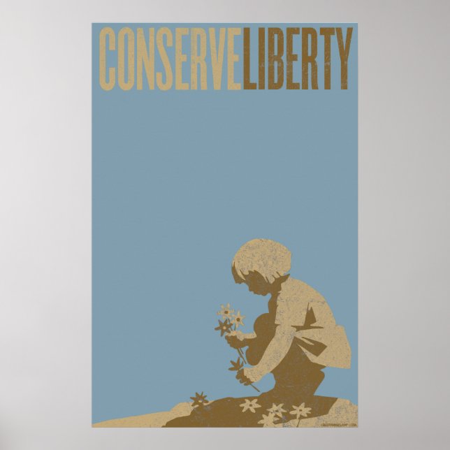 Poster Conserver l'impression Liberty (Devant)
