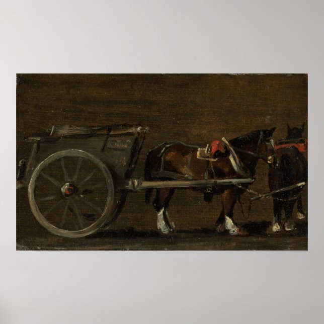 Poster Constable - Cheval Et Panier (Devant)