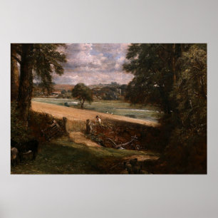 Poster Constable - Le champ de maïs 1826
