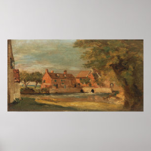 Poster Constable - Moulin de Flatford