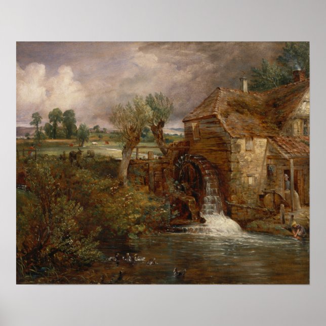 Poster Constable - Parham Mill Gillingham (Devant)