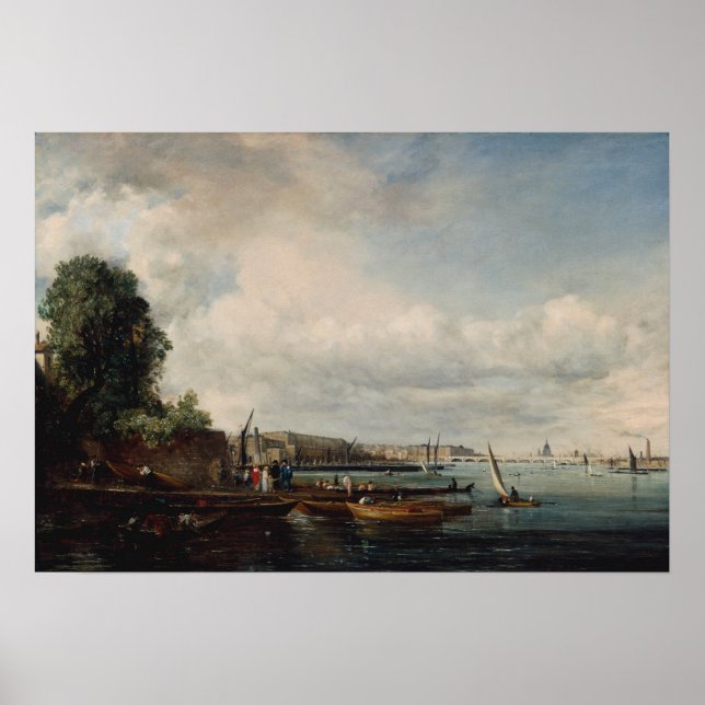 Poster Constable - Pont de Waterloo (Devant)