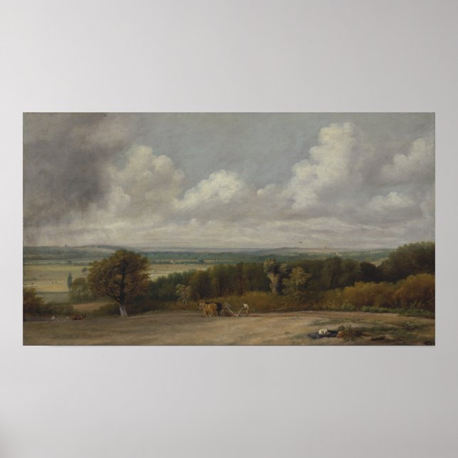 Poster Constable - Scène De Flux Dans Suffolk (Devant)