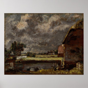 Poster Constable - Vue Sur Les Bords De La Pierre De Rivi