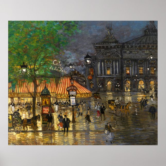 Poster Constantin Korovin : Grand Opéra, Paris (Devant)