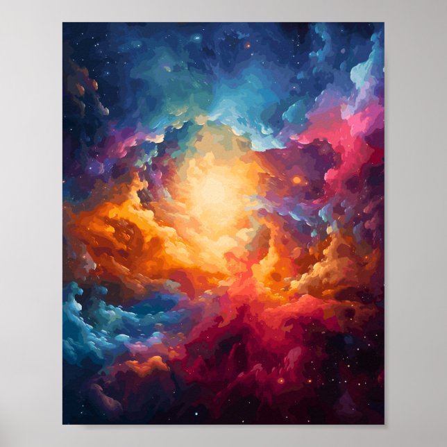 Poster Constellation cosmique (Devant)