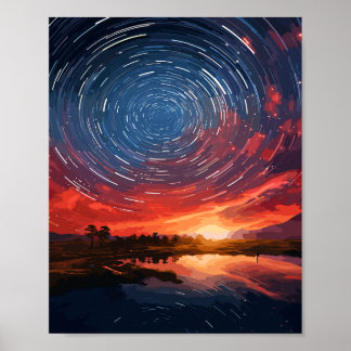 Poster Constellation cosmique