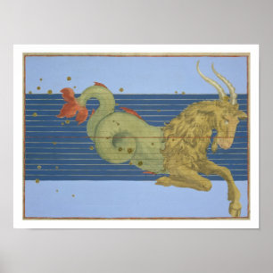 Poster Constellation de Capricorne, de "Uranometria" par