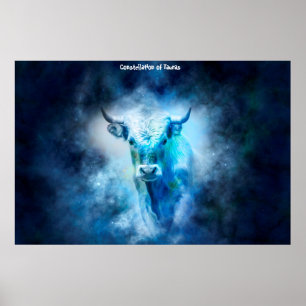 Poster Constellation de Tauras