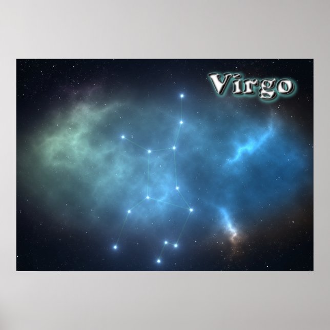 Poster constellation de virus (Devant)