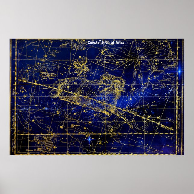 Poster Constellation du Bélier (Devant)