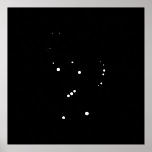 Poster Constellation Orion par Leslie Peppers
