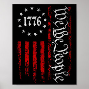 Poster Constitution Du Drapeau Américain Du Patriotique A
