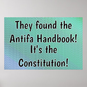 Poster Constitution Le Manuel Antifa
