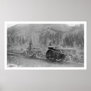 Poster Construction De Routes En Alaska 1916