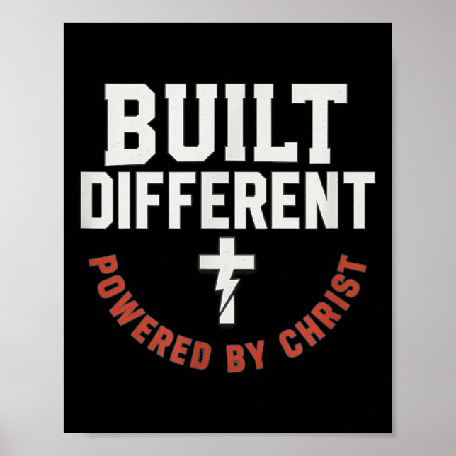 Poster Construit Différemment Alimenté Par Le Christ Chré (Devant)