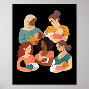 Poster Consultante en allaitement et lactation féminine N