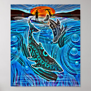 Poster Conte de baleines