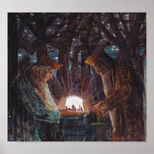 Poster Conte de fées des rois Mikalojus Ciurlionis