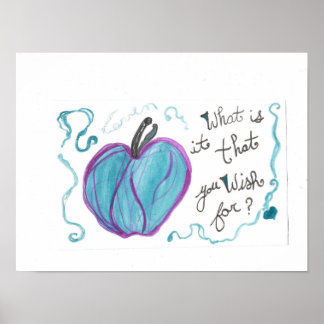 Poster Conte de fées Pomme